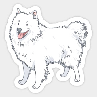 American Eskimo Dog Sticker